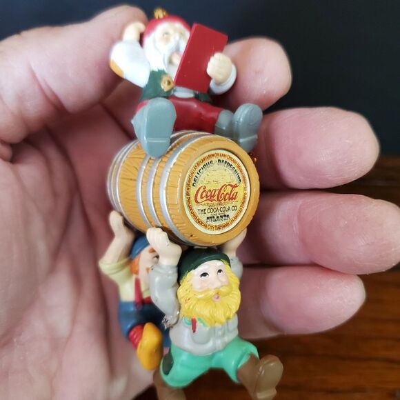 VTG Coca-Cola Bottling Works Christmas Tree Ornament 1996 - Picture 5 of 6